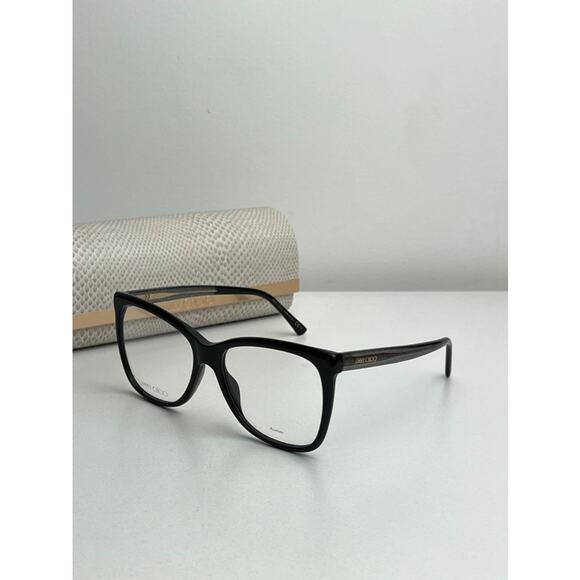 NEW Jimmy Choo JC362 Oversized Black Eyeglasses Frames - Picture 7 of 7